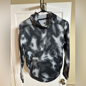 Kids Under Armour Gray and Black Hoodie